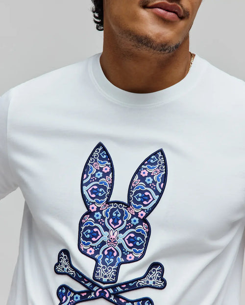 T-SHIRT PSYCHO BUNNY PARA HOMBRE COLOR BLANCO MT0200236100