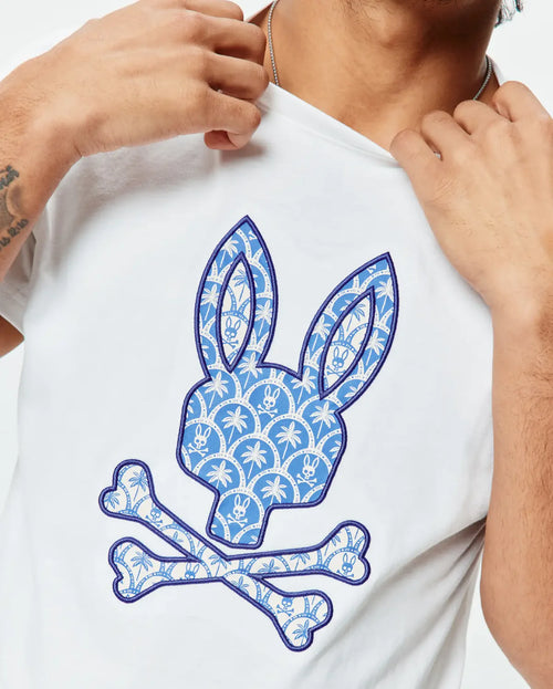 T-SHIRT PSYCHO BUNNY PARA HOMBRE COLOR BLANCO MT0200274100