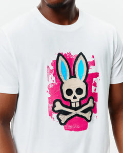 T-SHIRT PSYCHO BUNNY PARA HOMBRE COLOR BLANCO MT0200306100