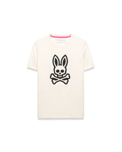 T-SHIRT PSYCHO BUNNY PARA NIÑO COLOR BLANCO KT0200191250