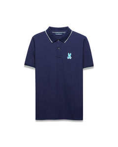 POLO M/C PSYCHO BUNNY PARA HOMBRE COLOR AZUL MT0100204402