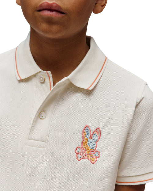 PSYCHO BUNNY POLO OLIVIER PARA NIÑO NIÑO BEIGE KT0100076250