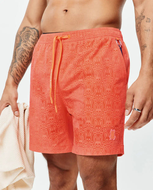 T-SWIM PSYCHO BUNNY PARA HOMBRE COLOR NARANJA B6W453F200660