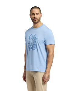 PSYCHO BUNNY CAMISETA HOMBRE CUELLO REDONDO AZUL