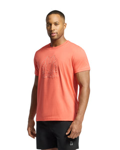 PSYCHO BUNNY CAMISETA HOMBRE CUELLO REDONDO NARANJA