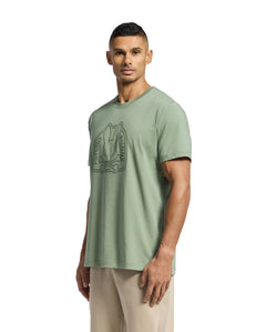 PSYCHO BUNNY CAMISETA HOMBRE CUELLO REDONDO VERDE