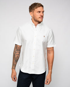 RALPH LAUREN CAMISA MANGA CORTA HOMBRE BLANCO