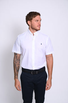 RALPH LAUREN CAMISA MANGA CORTA HOMBRE BLANCO