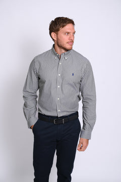 RALPH LAUREN CAMISA MANGA LARGA HOMBRE NEGRO
