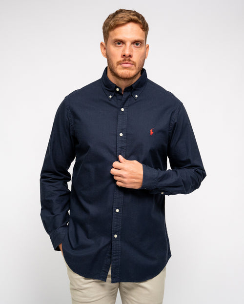 RALPH LAUREN CAMISA MANGA LARGA HOMBRE AZUL