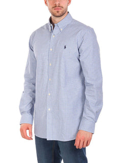 RALPH LAUREN CAMISA MANGA LARGA HOMBRE AZUL