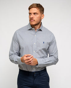 RALPH LAUREN CAMISA MANGA LARGA HOMBRE AZUL