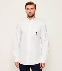 RALPH LAUREN CAMISA MANGA LARGA HOMBRE BLANCO