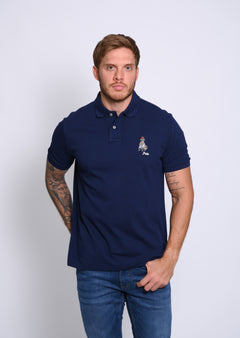 RALPH LAUREN CAMISA TIPO POLO HOMBRE AZUL