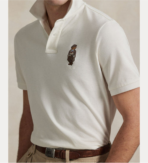 RALPH LAUREN CAMISA TIPO POLO HOMBRE BLANCO
