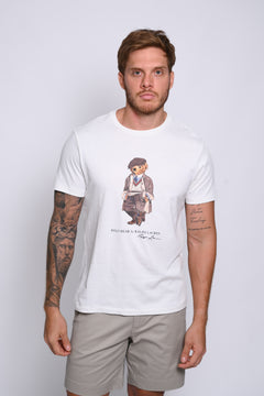 RALPH LAUREN CAMISETAS CUELLO REDONDO HOMBRE BLANCO