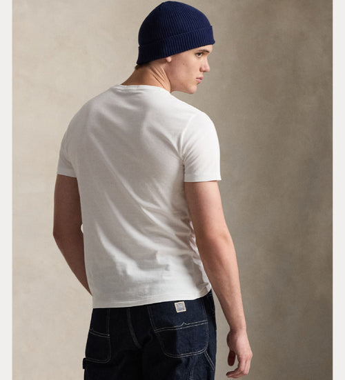 T-SHIRT RALPH LAUREN HOMBRE WHITE/ACTIVE BEAR 710P07343001