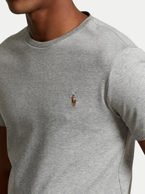 ralph lauren camisetas cuello redondo hombre gris