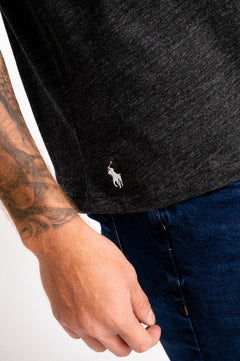 ralph lauren camisetas cuello redondo hombre negro
