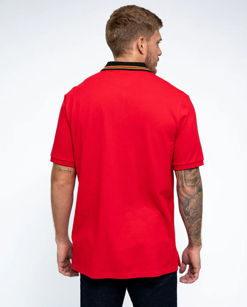 ralph lauren camisetas tipo polo hombre rojo