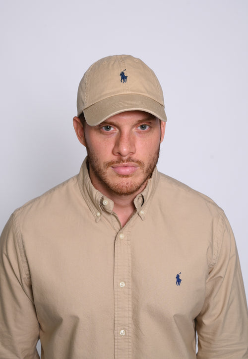 RALPH LAUREN GORRA HOMBRE CAFE