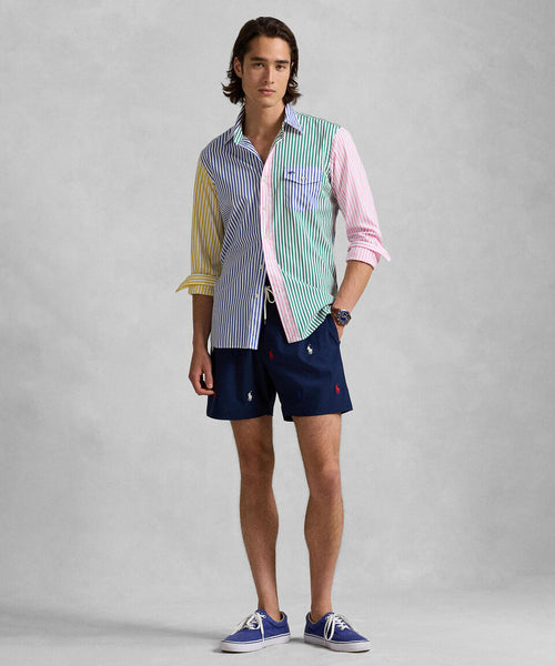 ralph lauren vestido de baño hombre azul