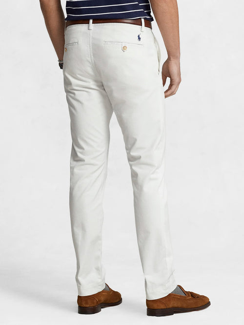 ralph lauren pantalon largo hombre blanco