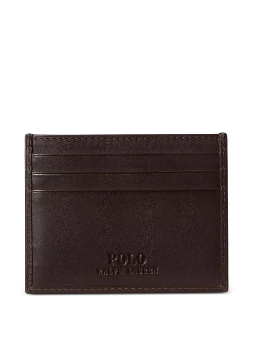 Billetera Card Case-Wallet-Medium Ralph Lauren Para Hombre De Color Marron