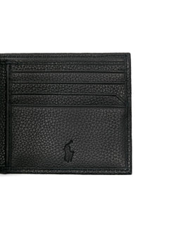Billetera Billfold-Wallet-Medium Ralph Lauren Para Hombre De Color Negro