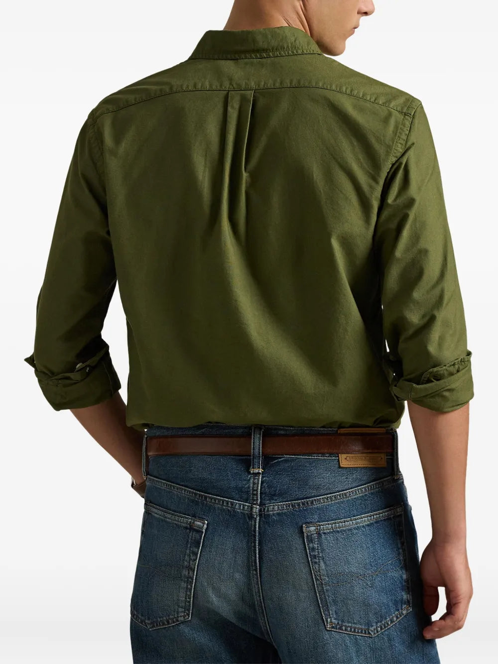 CAMISA M/L RALPH LAUREN HOMBRE NEW OLIVE 710805564071