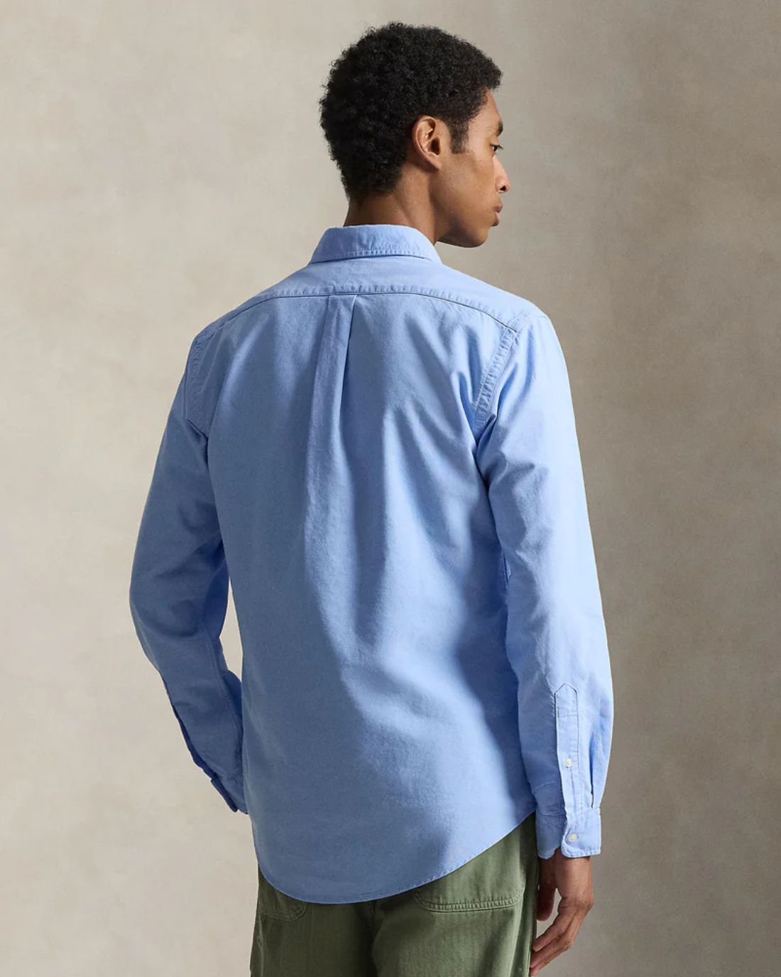 Camisa Manga Larga Cubdppcs-Long Sleeve-Sport Shirt Ralph Lauren Para Hombre De Color Azul