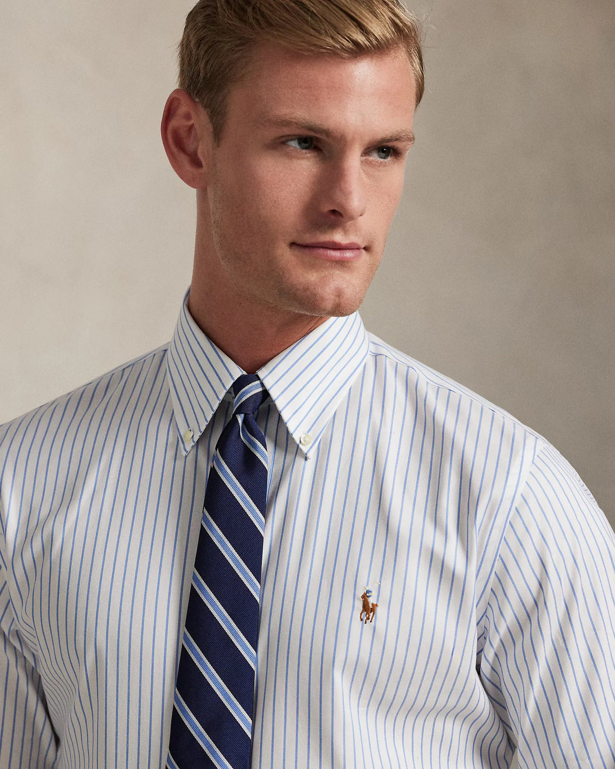 Camisa Manga Larga Cuhbdppcn-Long Sleeve-Dress Shirt Ralph Lauren Para Hombre De Color Blanco
