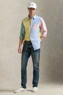 Camisa Manga Larga Cubdpppks-Long Sleeve-Sport Shirt Ralph Lauren Para Hombre De Color Multicolor