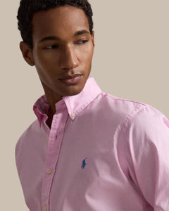 Camisa Manga Larga Woven-Sport Shirt-Shirt Ralph Lauren Para Hombre De Color Rosado