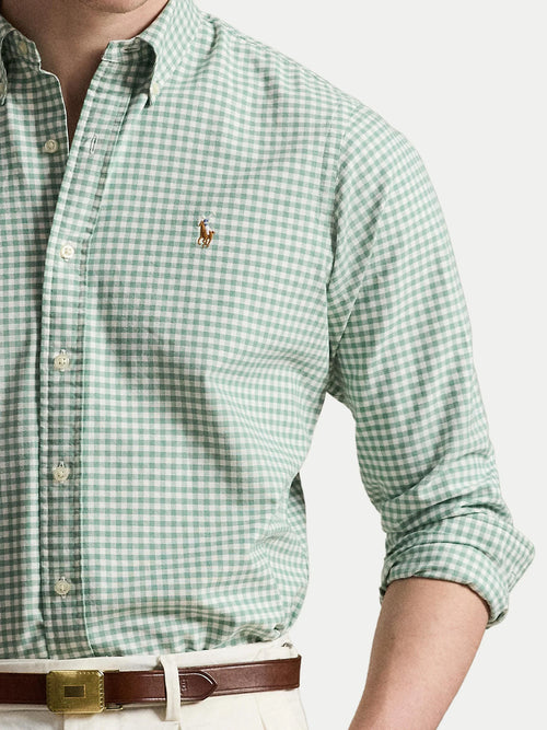 CAMISA MANGA LARGA RALPH LAUREN PARA CABALLERO SPORT VERDE REF 710853129501