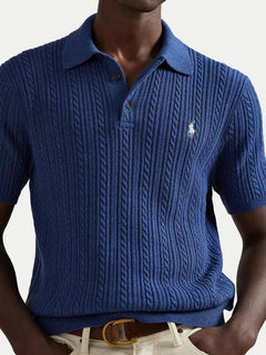 CAMISA TIPO POLO RALPH LAUREN PARA CABALLERO PULLOVER AZUL REF 710B13893001