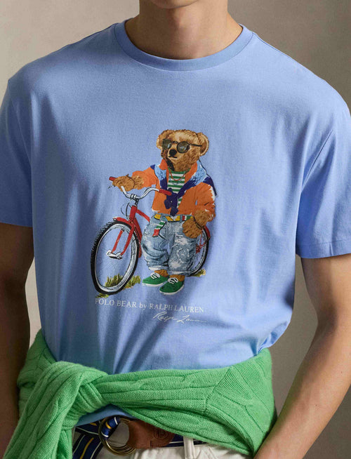 Camiseta Knit-T-Shirt Ralph Lauren Para Hombre De Color Azul