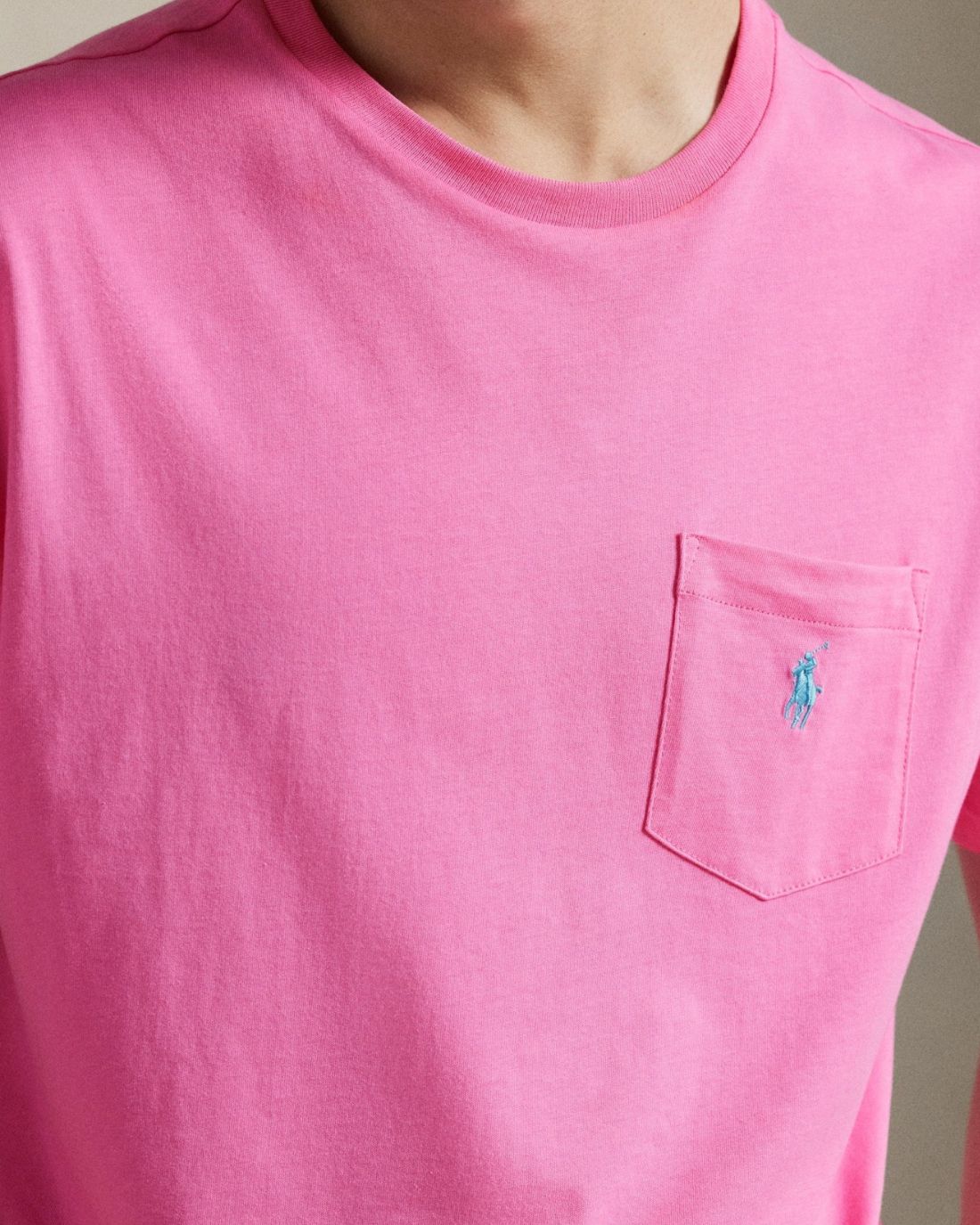 Camiseta Sscncmslm2-Short Sleeve-T-Shirt Ralph Lauren Para Hombre De Color Rosado