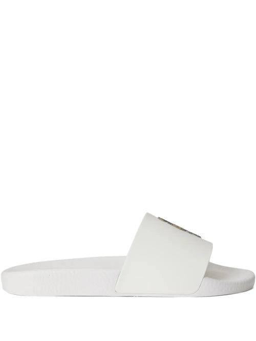 Sandalias Polo Slide-Sandals-Slide Ralph Lauren Para Hombre De Color Blanco
