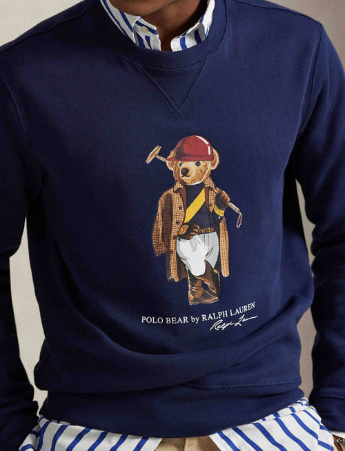 Sueter Knit-Sweatshirt Ralph Lauren Para Hombre De Color Azul