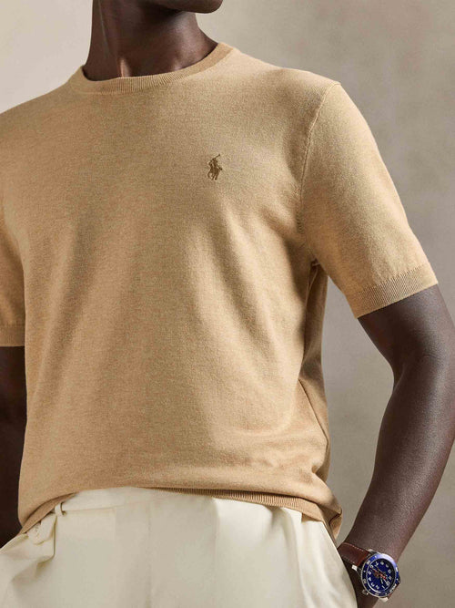 Sueter Sscnpp-Short Sleeve-Pullover Ralph Lauren Para Hombre De Color Beige