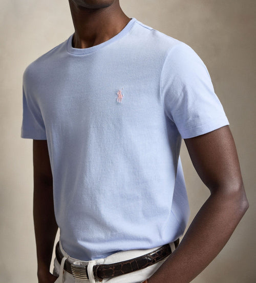 CAMISETA RALPH LAUREN PARA CABALLERO MANGA CORTA AZUL REF 710671438528