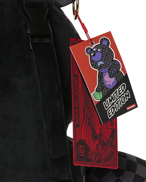 Mochila De Oso Purple Slime Takeover Sprayground Color Assorted