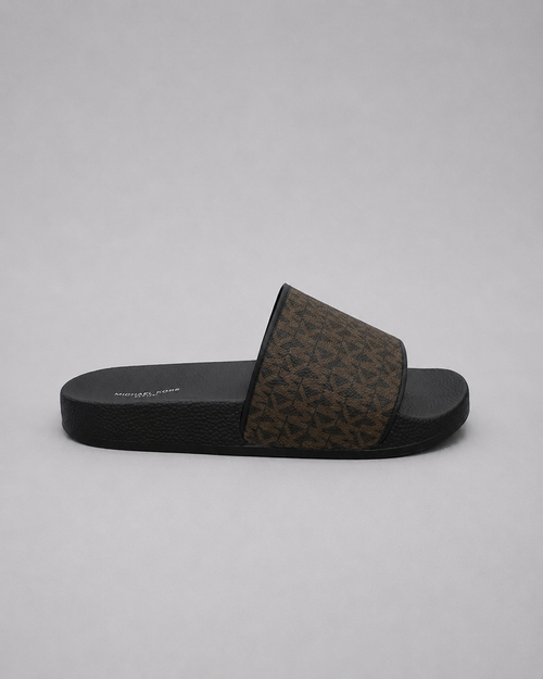 Sandalia Jake Slide Marron Para Hombre Michael Kors