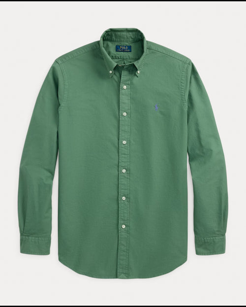 RALPH LAUREN CAMISA MANGA LARGA HOMBRE VERDE