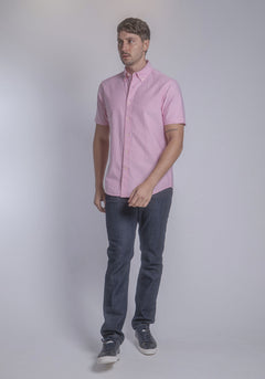 CARVEN CAMISA M/C HOMBRE ROSADO CVK03102PK
