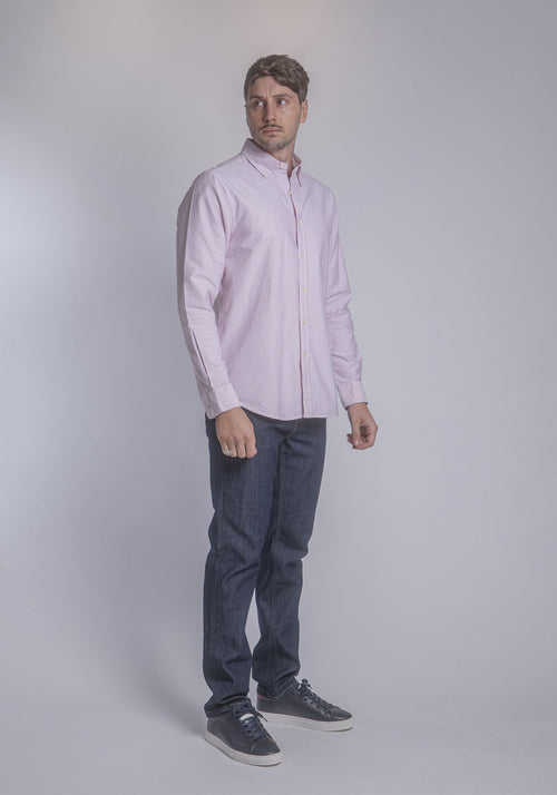 CARVEN CAMISA M/L HOMBRE ROJO CVK04120RD