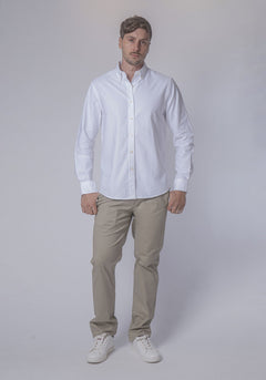 CARVEN CAMISA M/L HOMBRE WHITE CVK04102WH