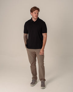 CARVEN POLO HOMBRE NEGRO CVY13593BL