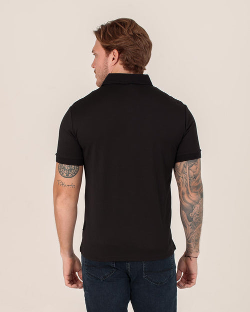 CARVEN POLO HOMBRE NEGRO CVY31501BL